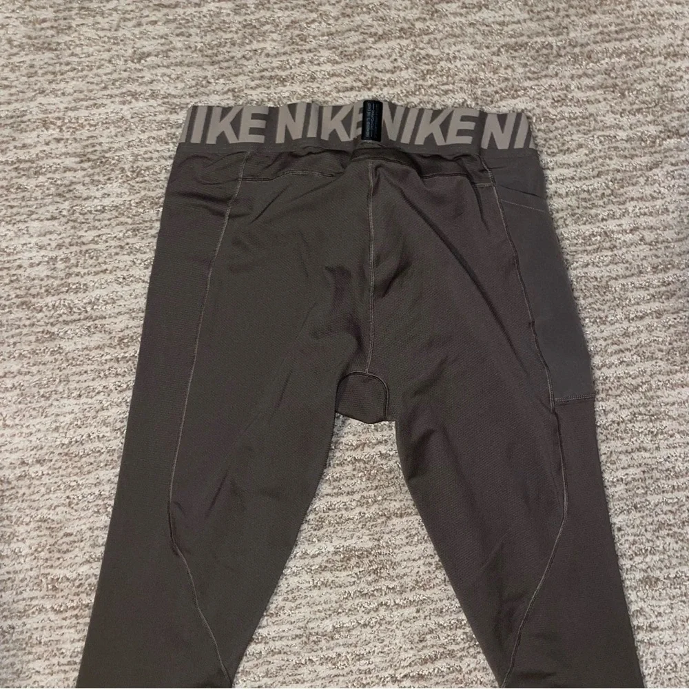 Nike Brown Tights Slim Fit Stretch